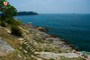 Rovinj Monte Beach Banjole island view