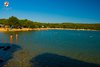 North view on the Rovinj Vestar Campground Beach bay