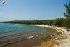 Panorama della spiaggia Cisterna Rovinj