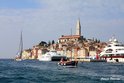 View of the Rovinj harbor